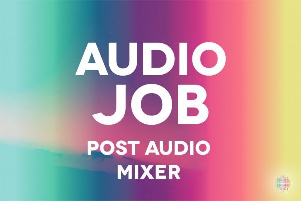 Post Audio Mixer job at Apple