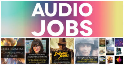 Audio Jobs for game audio and film sound