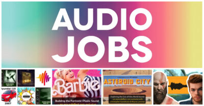 Audio Jobs for game audio and film sound