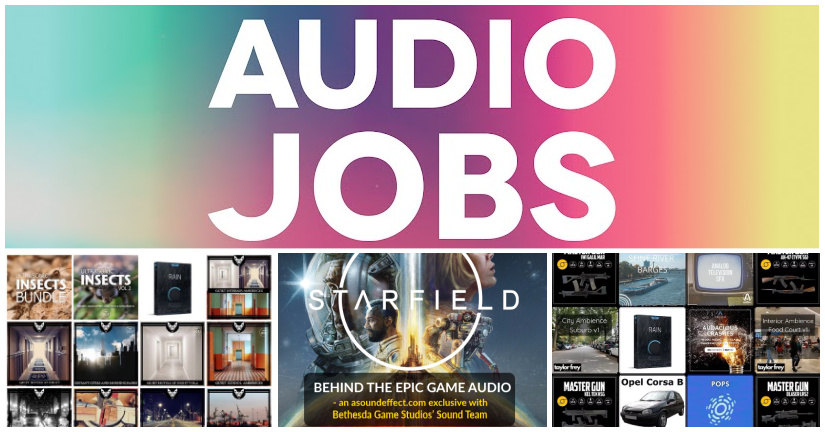 New game audio and film sound jobs
