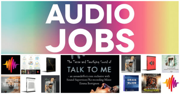 New game audio and film sound jobs