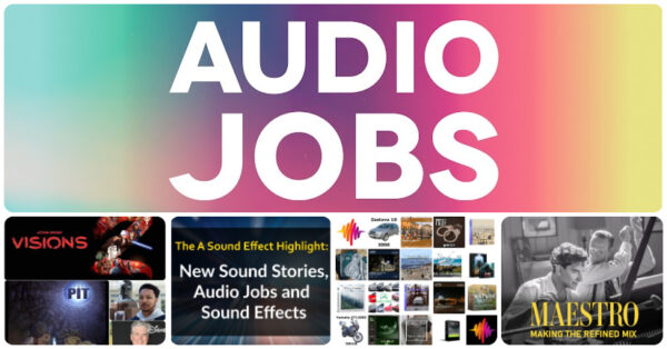 New audio jobs for games and film