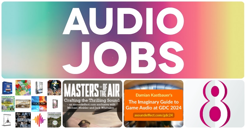 New audio jobs for games and film