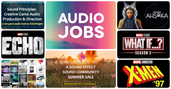 New audio jobs for game audio and film sound