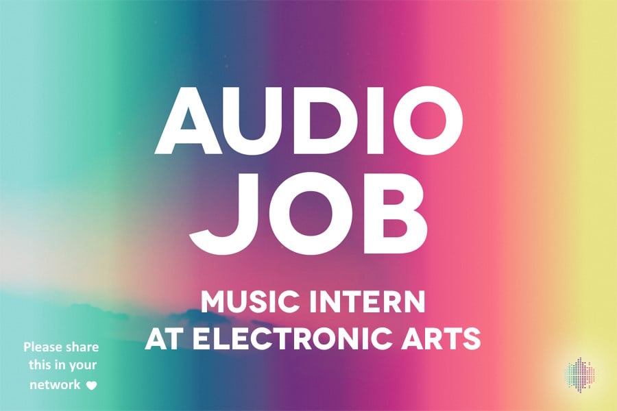 Music Intern Game Audio Job