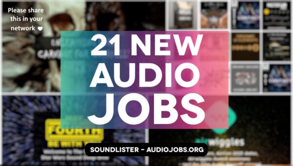 Audio Jobs in Game Audio and Film Sound