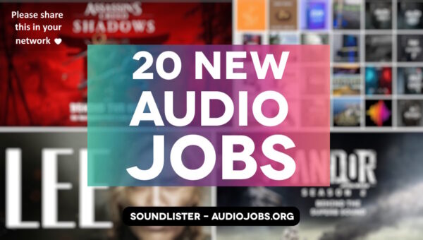 Audio Jobs in Game Audio and Film Sound