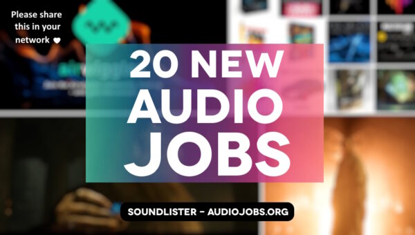 Audio Jobs in Game Audio and Film Sound