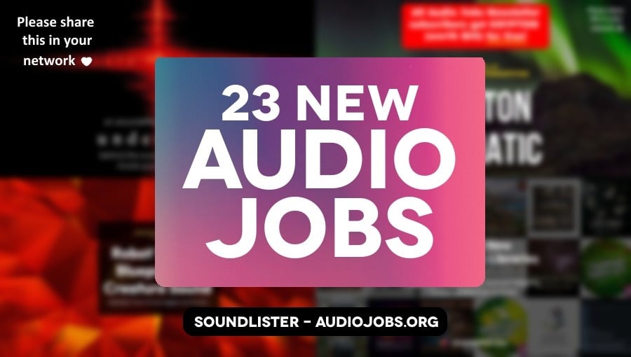 23 new audio jobs this week - audio direction, audio editing, audio engineering, music roles at Elsewhere Entertainment, NBCUniversal, NPR, Leonardo DRS and more