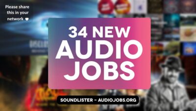 34 great new audio jobs this week - audio direction, audio engineering, music, sound design roles at Mob Entertainment, Universal Music Group, Electronic Arts, Foley House and more