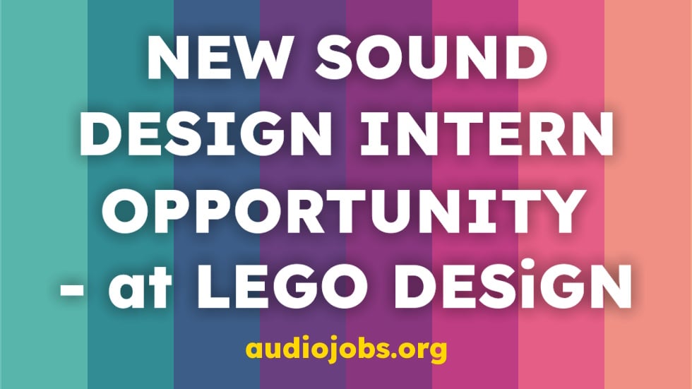 LEGO sound design internship
